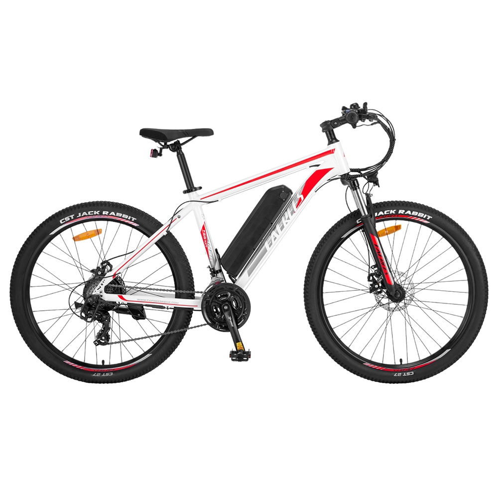 

F28 MT Mountain Electric Bike 27.5*2.25 inch Tire 250W Motor 36V 14.5Ah Battery 25km/h Default Max Speed 110km Max Range SHIMANO 21-speed Gear Mechanical Disc Brakes - Red