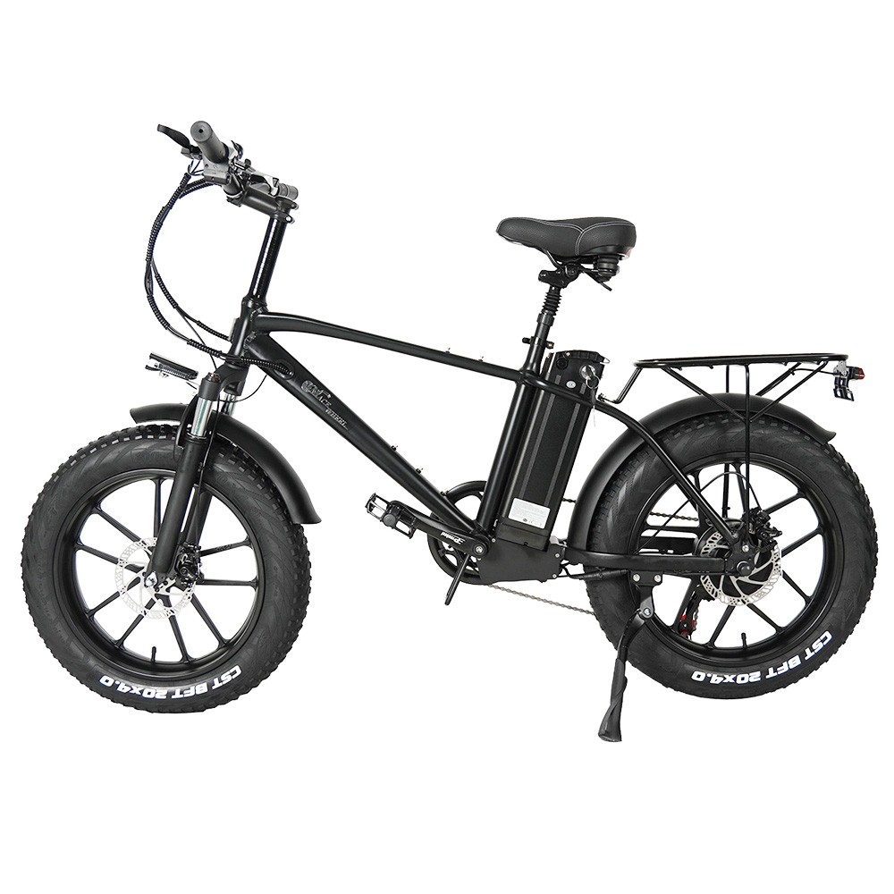 

CMACEWHEEL T20 Electric Bike 20*4.0 inch CST Fat Tire 750W Motor 45km/h Max Speed 48V 17Ah Battery - Black