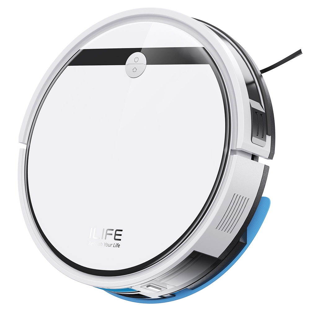 

ILIFE V3X Robot Vacuum Cleaner, 2 in 1 Vacuum and Mopping, 3000Pa Suction, 300ml Dustbin, 2900mAh Battery, Up to 120min Runtime, App/Voice Control, White