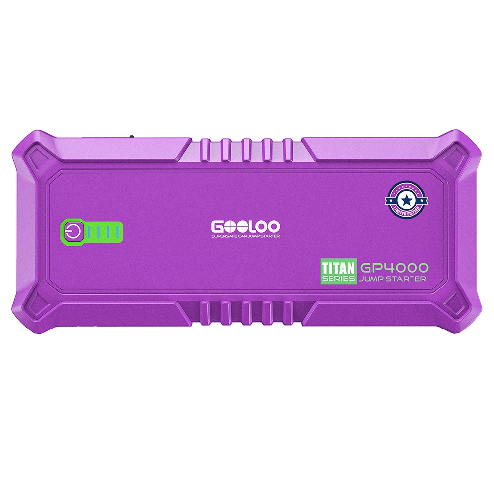 GOOLOO GP4000 Jump Starter Purple