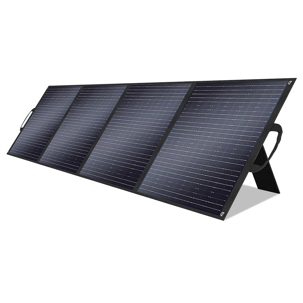 

TALLPOWER TP200 200W Portable Foldable Solar Panel, Portable Solar Charger, 24% Energy Conversion Efficiency, Black