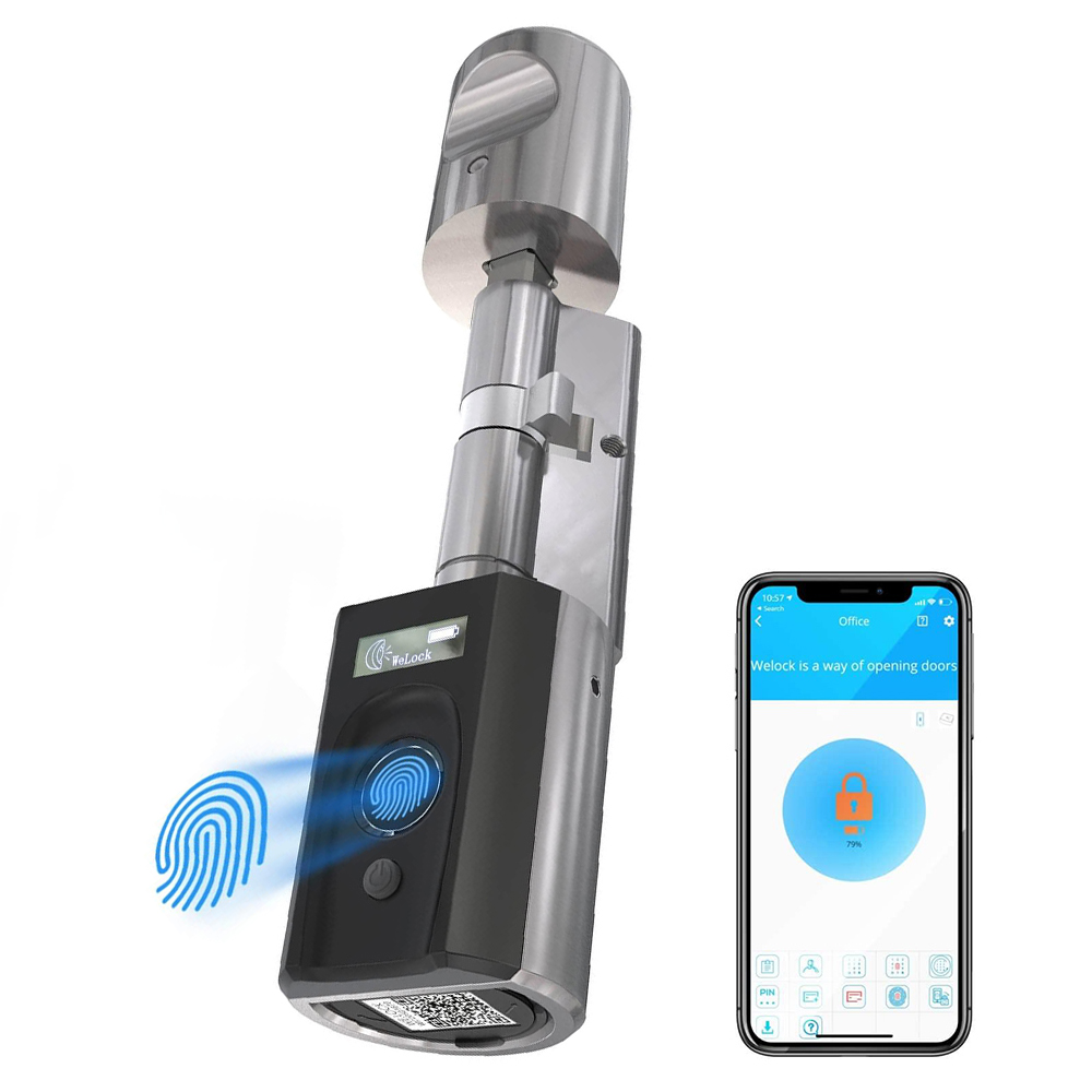WELOCK Smart Electronic Deurslot Met WiFi - Keyless Entry, App, RFID, Wachtwoord, IP65 Waterdicht
