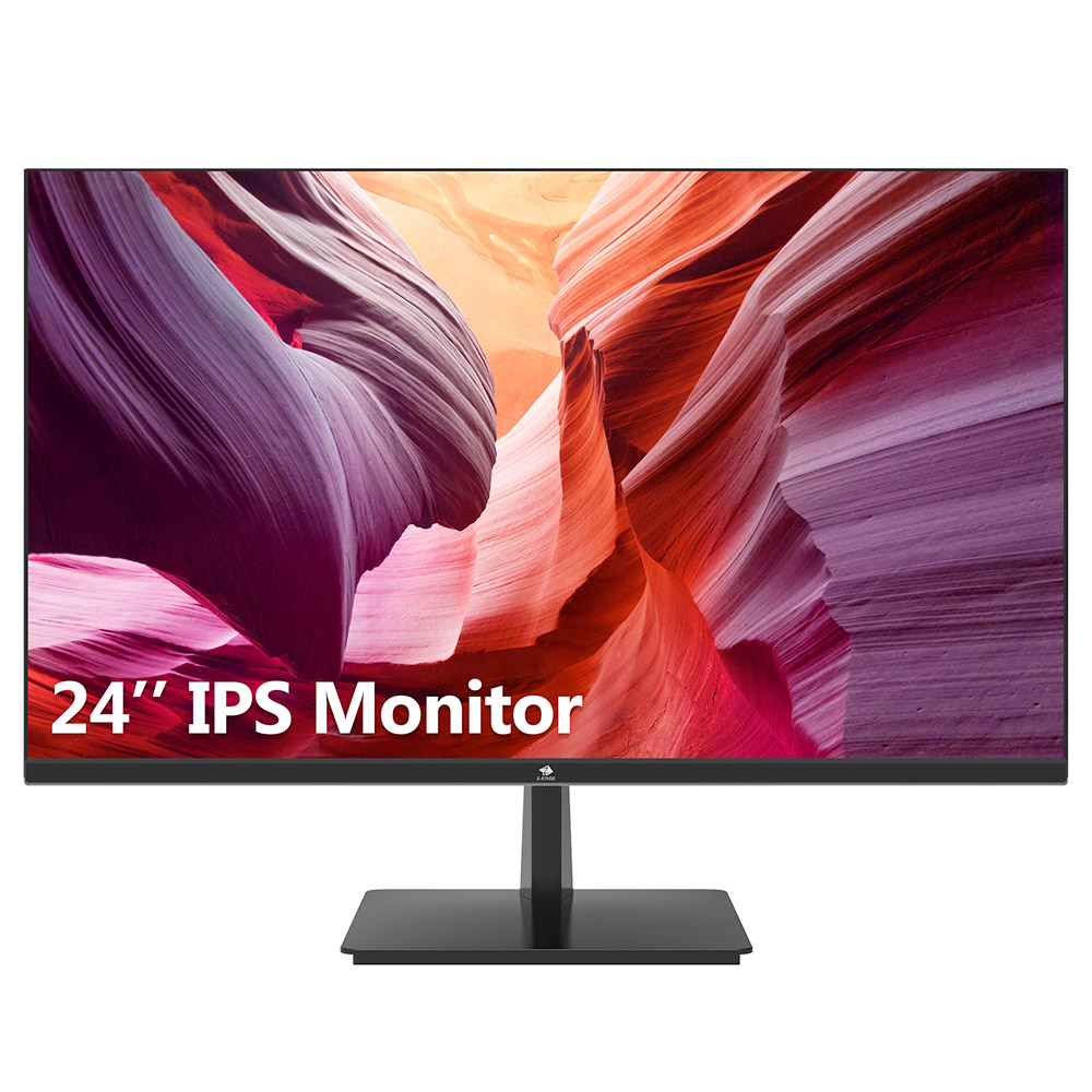 

Z-Edge U24I 24'' LED Monitor, 1920x1080 FHD, 16:9 IPS Panel, 75Hz Refresh Rate, 5ms Response Time, Compatible with FreeSync, 16.7 Million Colors, HDMI, VGA, Audio, 178 Degree Wide Angel View, Low Blue, VESA Mount