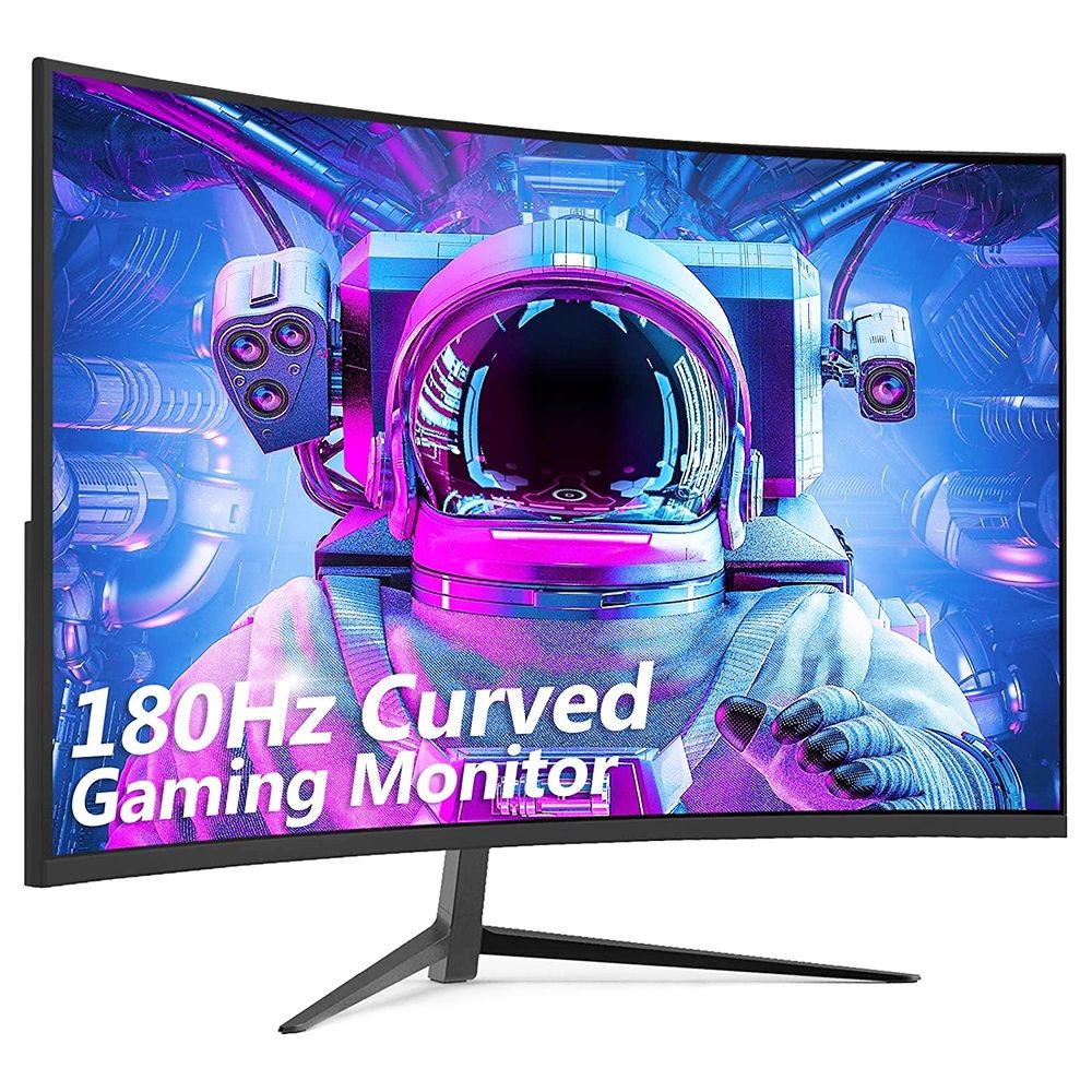 

Z-Edge UG24 24'' 1650R Curved Gaming Monitor, 180Hz Refresh Rate, 1ms Response Time, 1920x1080 FHD, Adaptive Sync, 178° Viewing Angle, VESA Mount, HDMI+DP, Low Blue