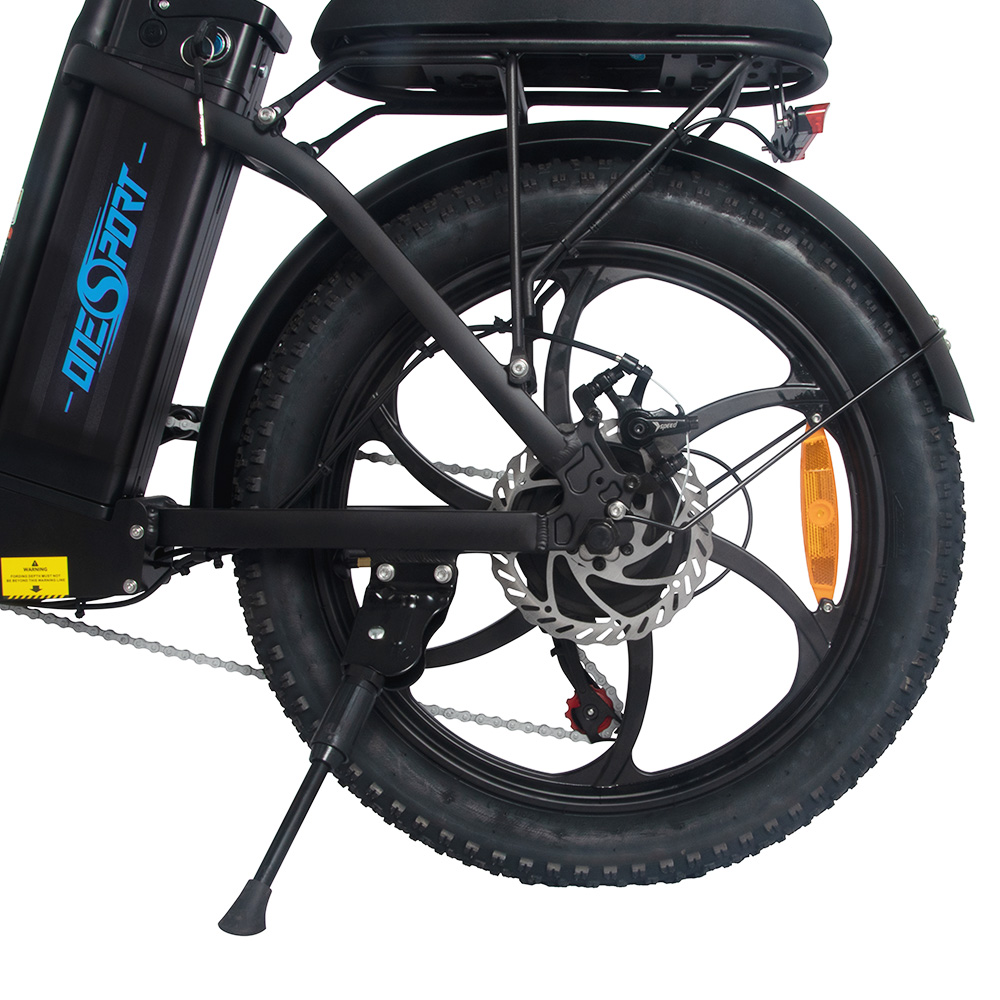 ONESPORT BK6 Electric Bike 48V 350W Motor 10Ah Battery Black