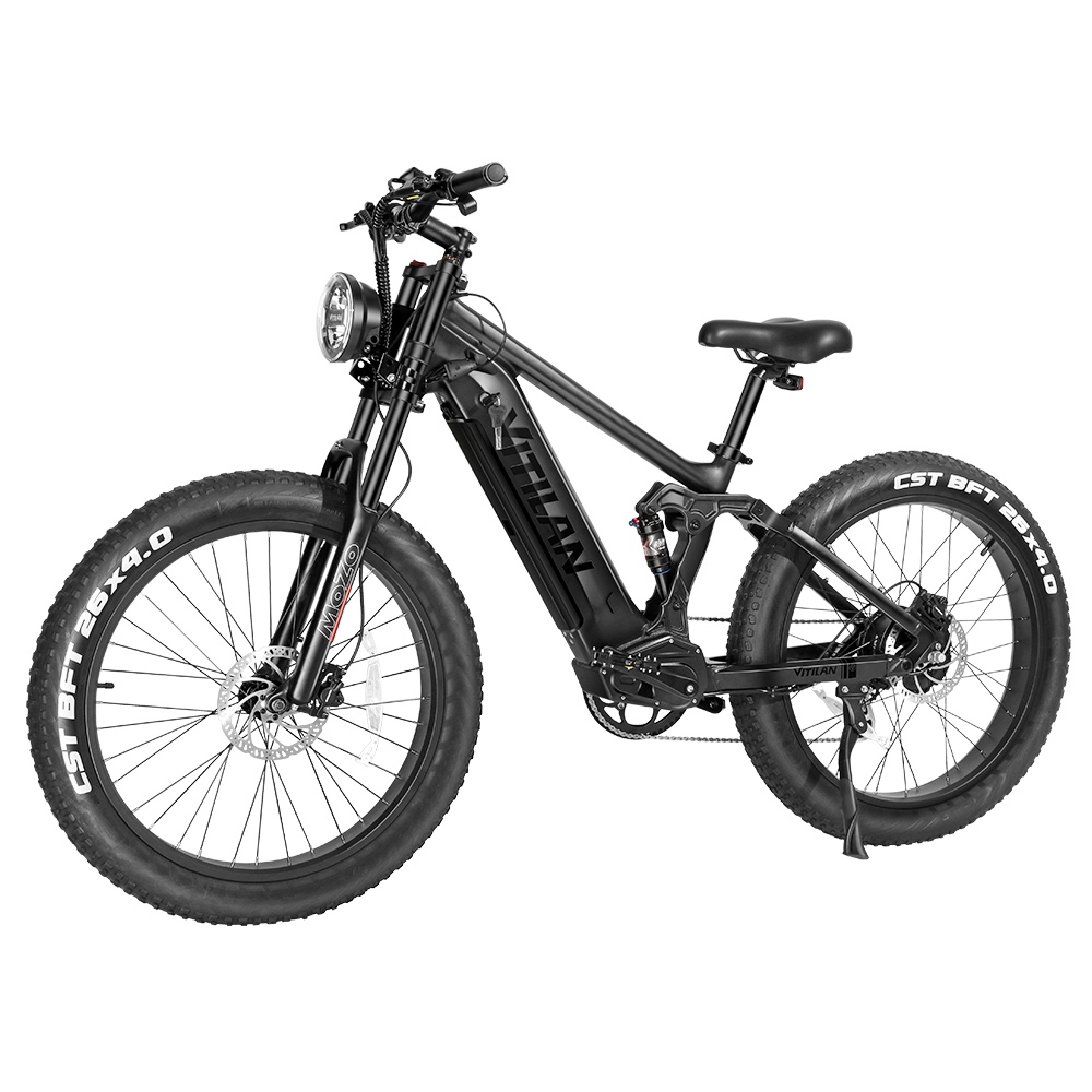 Vitilan T7 Mountain Electric Bike - Black | Europe