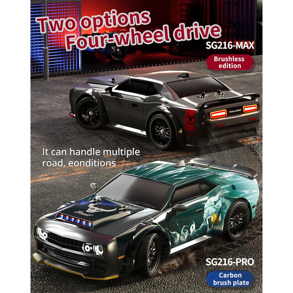 Auto Radiocomandata ZLL SG218 PRO Drift 1:16 4WD 7.4V 2.4GHz Elettrica Sportiva - Foto 5