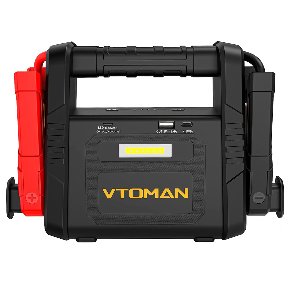 

VTOMAN V4000 Jump Starter, 4000A Peak Car Starter, 12V Lithium Jump Box, Auto Battery Booster Pack, 26800mAh Power Bank, 400 Lumen LED Light