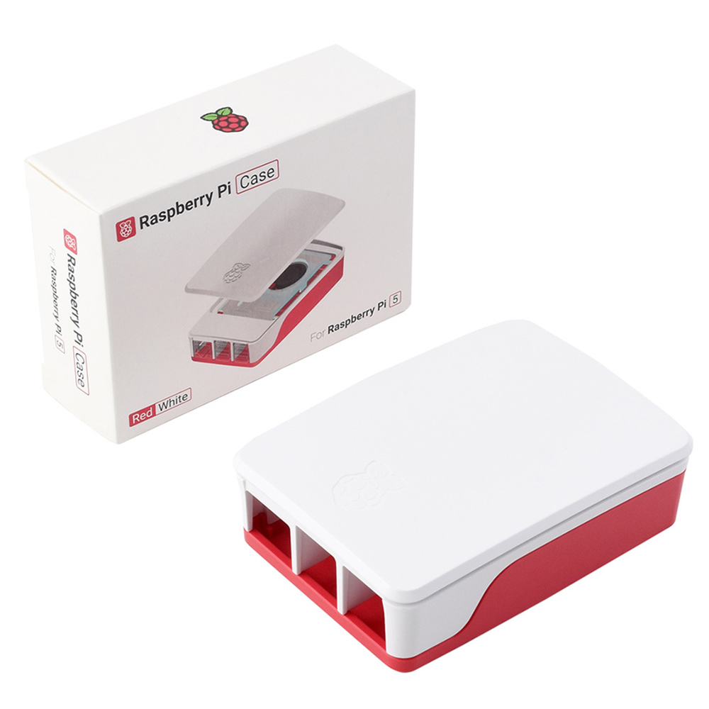 Official Case for Raspberry Pi 5 Red and White
