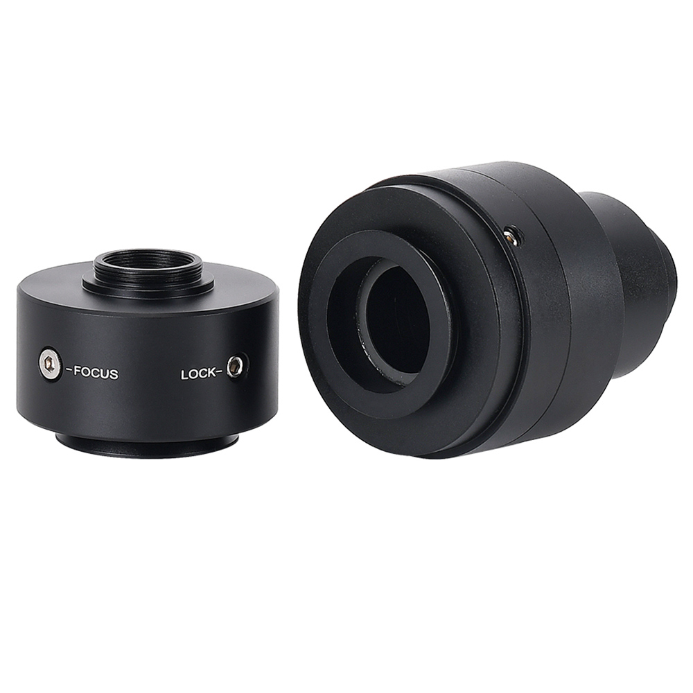 HAYEAR 1X CMount Trinocular Adapter for Olympus Microscope