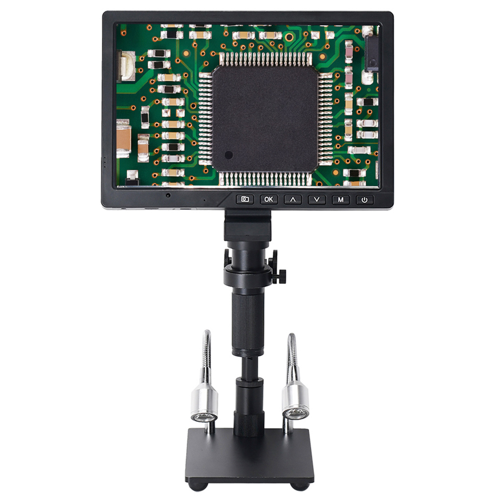 

HAYEAR HDMI Microscope Camera Kit, 10.1 inch LCD Monitor, 150X C Mount Lens, LED Light Adjustable Stand - EU Plug
