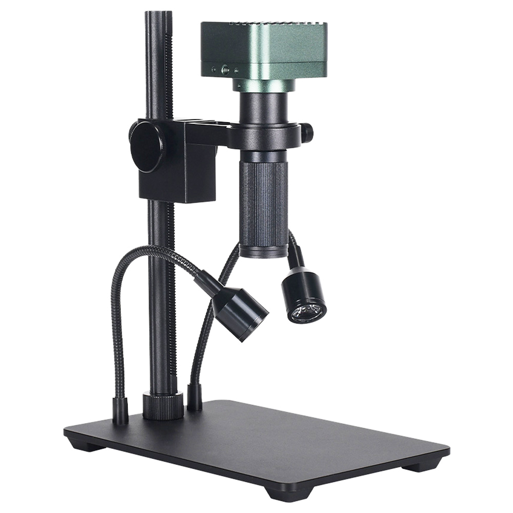

HAYEAR 4K Microscope Camera, with Dual Head Light Bracket, 8MP Eyepiece, USB 3.0 Interface, for Maintenance Recording Measurement