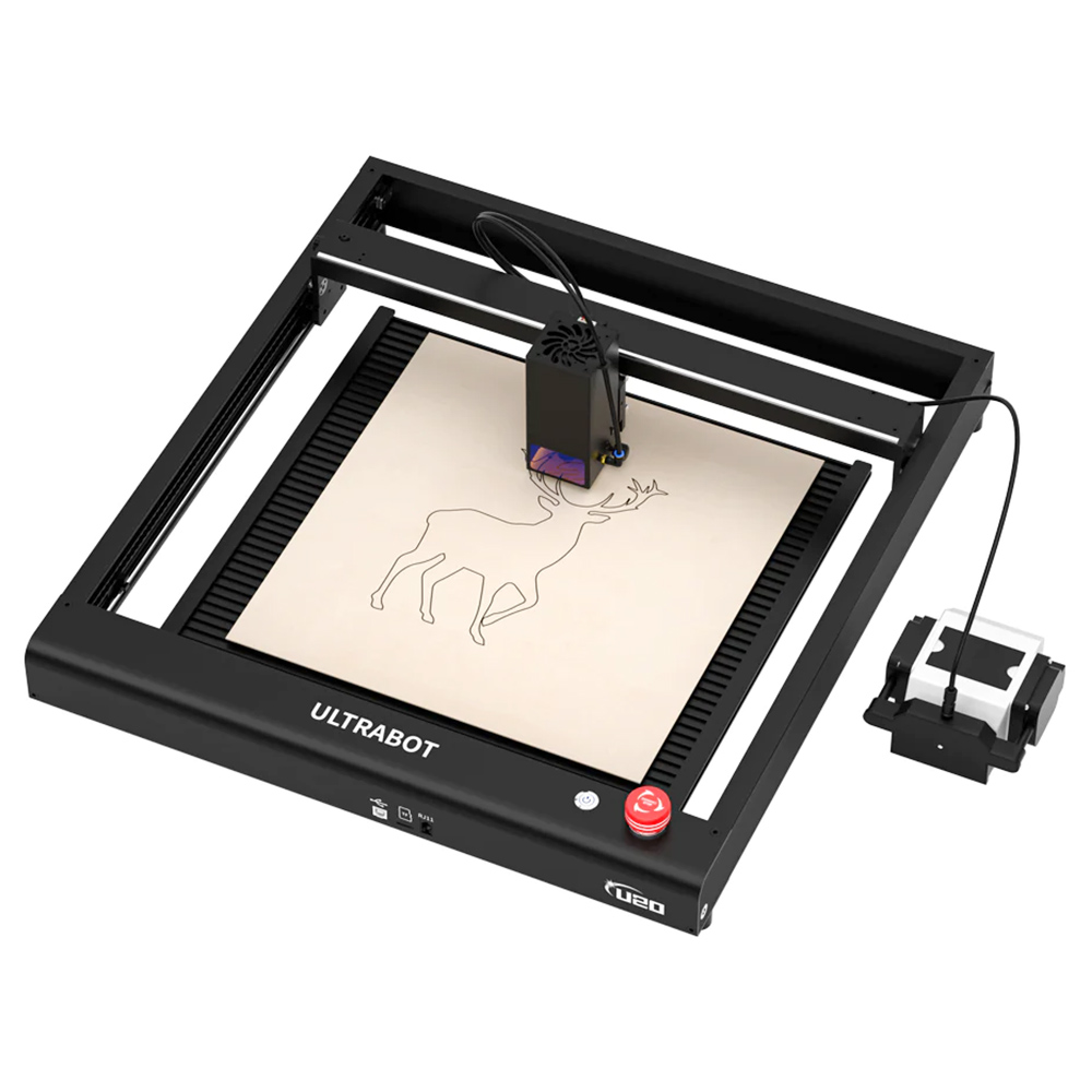 

TRONXY Ultrabot U20 20W Laser + Rotary Roller + Laser Bed, Air Assist System, 0.15mm Accuracy, 420*400mm*60mm