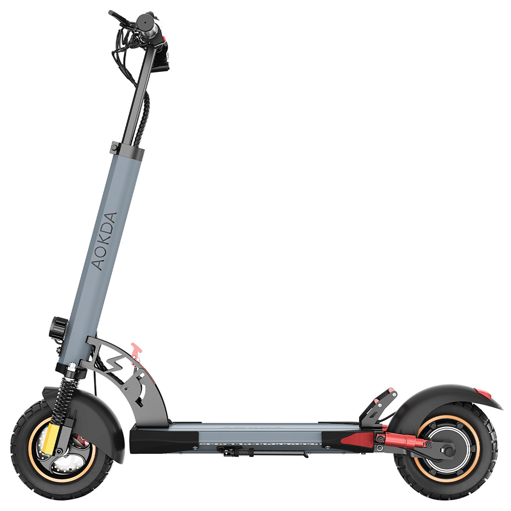 

AOKDA A1 Folding Electric Scooter, 800W Motor, 48V 10Ah Battery, 10-inch Pneumatic Off-Road Tires, 45km/h Max Speed, 25km Max Range, Disc Brake