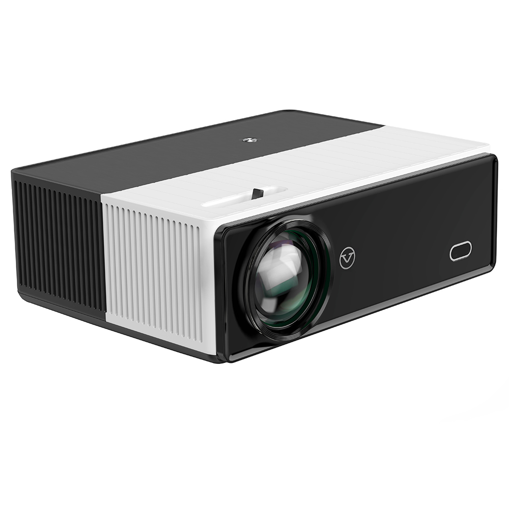 VAABZZ D4000 LCD Projector, Native 1080P, 600ANSI, 5W Speaker, 2.4G/5G WiFi, Bluetooth 4.0