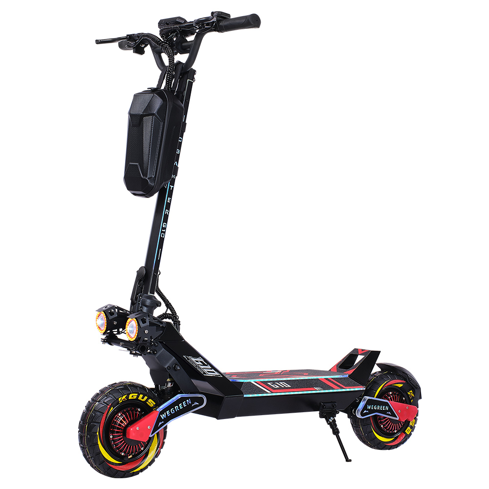

OBARTER G10 Electric Scooter, 2*1200W Dual Motor, 48V 20Ah Battery, 10 Inch Off-Road Tires, 65km/h Max Speed, 65 Max Range, Hydraulic Disc Brake, NFC Activation - Black