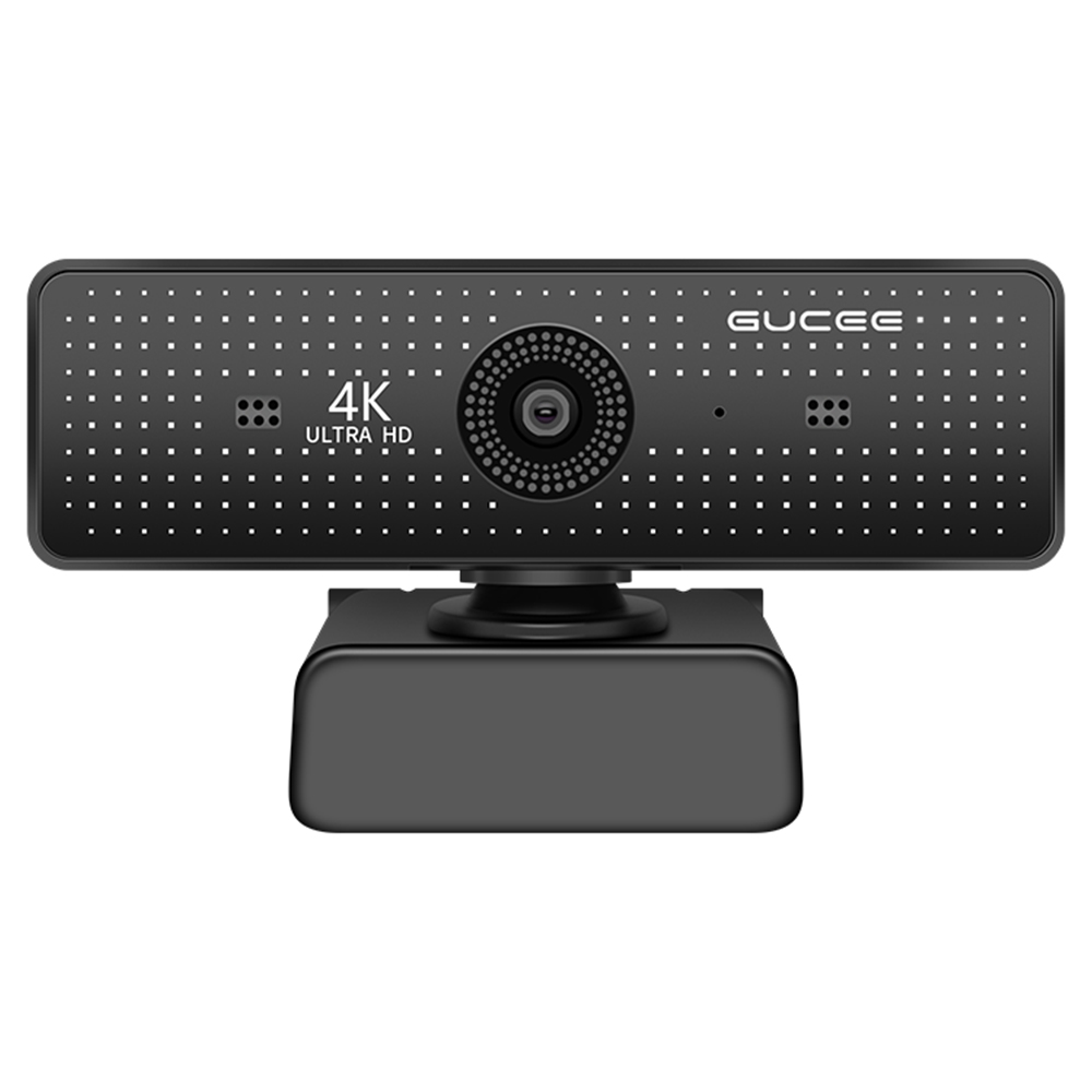 

GUCEE HD86-4KAF Webcam, 4K Ultra HD, Auto Focus, 10x Digital Zoom, Built-in Microphone, High-speed 60F/S - EU Plug, Black