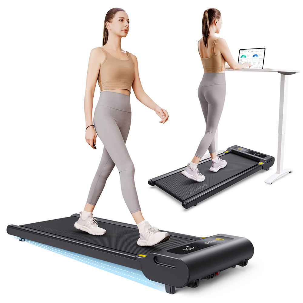 

Xiaomi UREVO E3S Walking Treadmill with Incline, Quiet 2.25 HP Motor, LED Display, Remote Control, 0.9-6.4 kmph Speed, 265lbs/120kg Weight Capacity