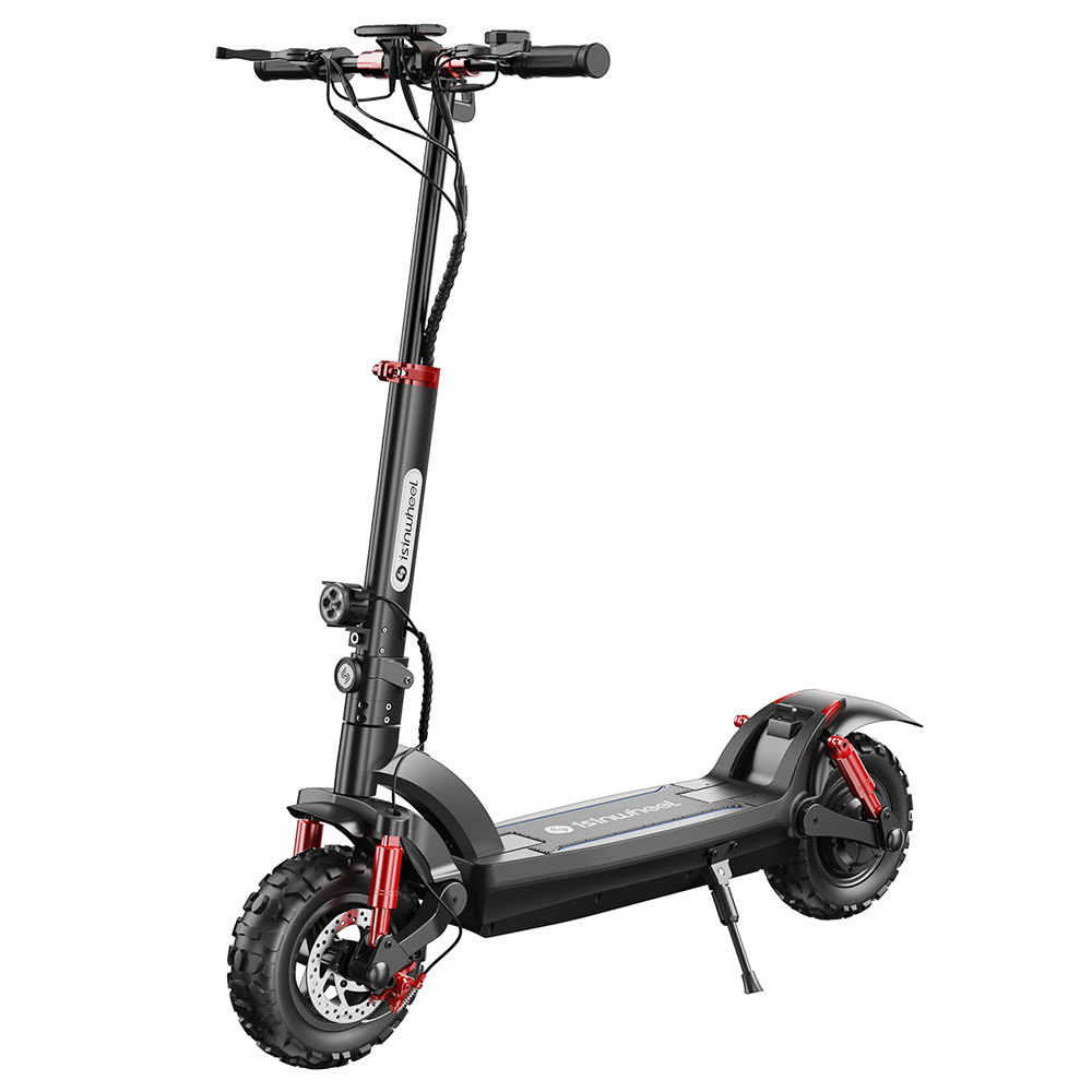 

iScooter GT2 Off-road Electric Scooter, 800W Motor, 48V 15Ah Battery, 11-inch Pneumatic Tires, 45km/h Max Speed, 60km Max Range, Disc Brake, Quadruple Shock Absorber, Black