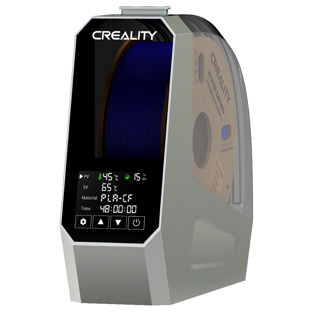 Creality Space Pi Filament Dryer Box for 3D Printer, PTC 360 Degrees Hot-Air Heating, 48H Timer, LCD Touch Screen