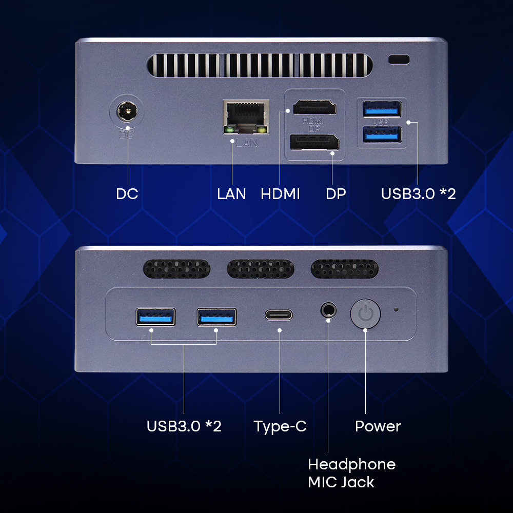 Ninkear N9 Mini PC Intel N95 8+256G