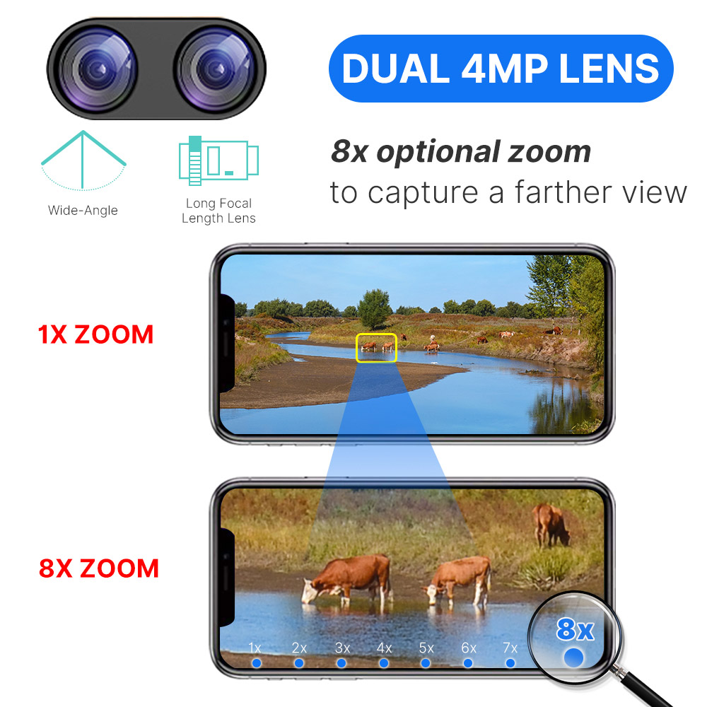 Hiseeu 4K 8MP Wireless Security Camera