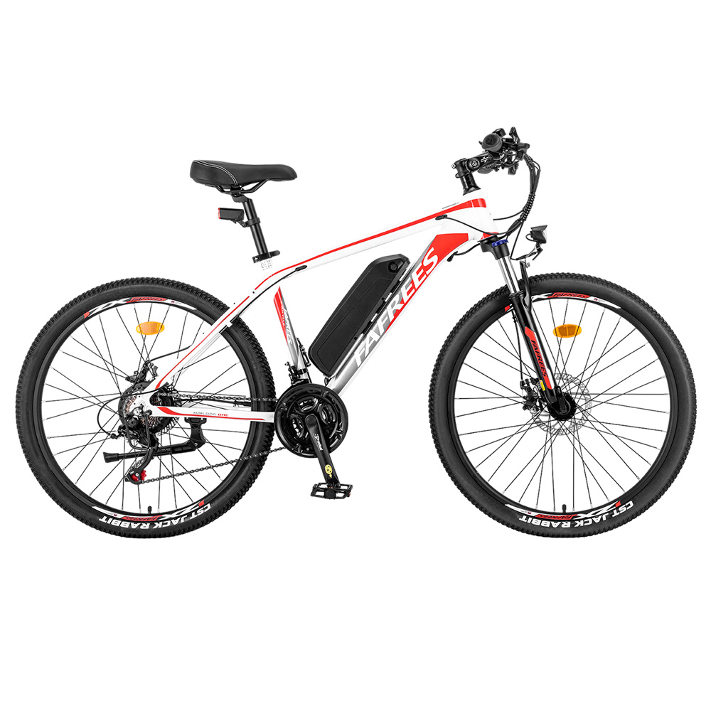 

Fafrees Hailong One Electric Bike, 250W Motor, 36V/13Ah Battery, 26*2.1-inch CST Tires, 25km/h Max Speed, 100km Max Range, LCD Display, SHIMANO 21 Speed - White