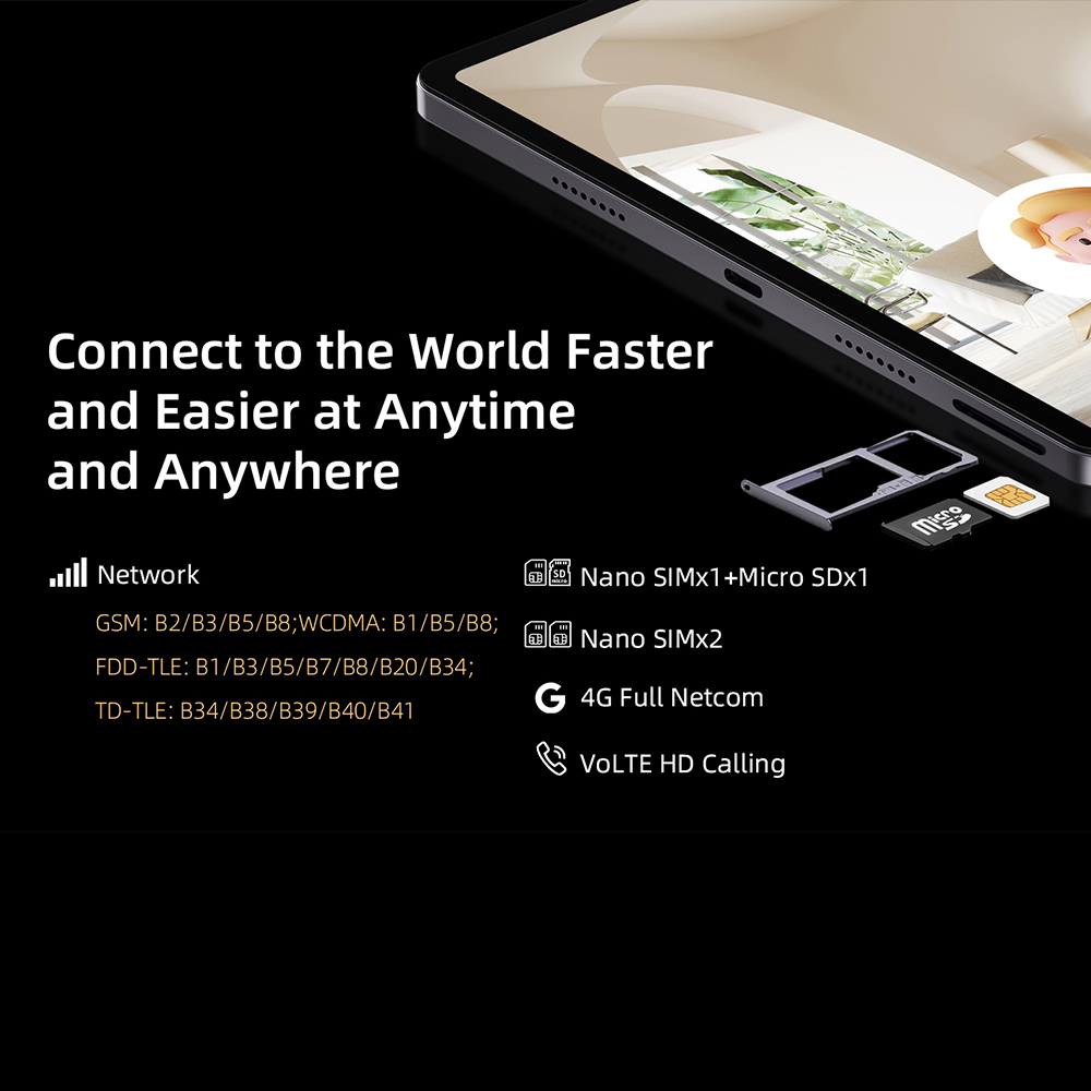 Bmax I11Power（G99・256GB） BMAX I11 Power: New Android 14 tablet with slim aluminum body, LTE