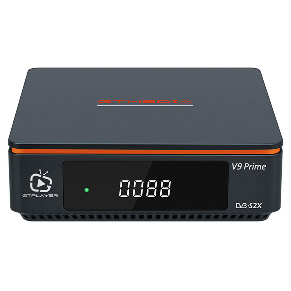 GTMEDIA V9 Prime Satellite Receiver, DVB-S/S2/S2X, HEVC 10Bit, Built-in 2.4G WiFi, Support CA Card, Biss Auto Roll - US Plug