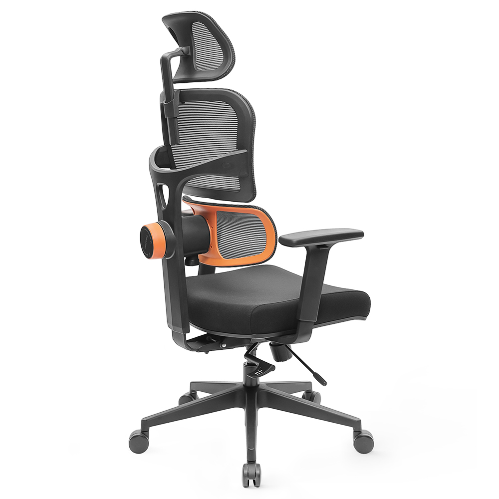 NEWTRAL NT001 Ergonomic Office Chair without Footrest, with Fully Adaptive Lumbar Support & 4D Armrest, Home & Office Chair for Back Pain, Adjustable Headrest, Mesh Back, Tilt Lock, Computer Task Chair