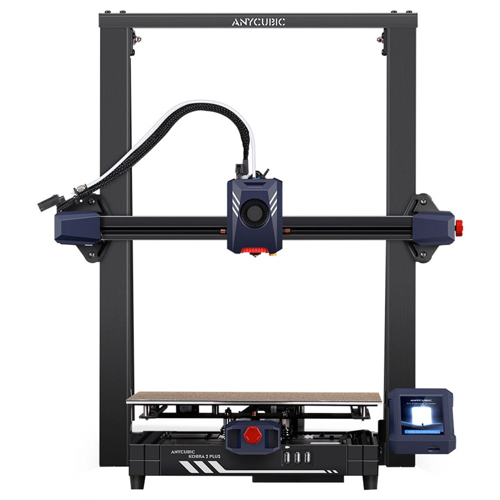 

Anycubic Kobra 2 Plus 3D Printer, 49-Point Auto Leveling, 500mm/s Max Printing Speed, Direct Extruder, 32-bit Silent Motherboard, Filament Detection, Cooling Fan, APP Control, 320x320x400mm