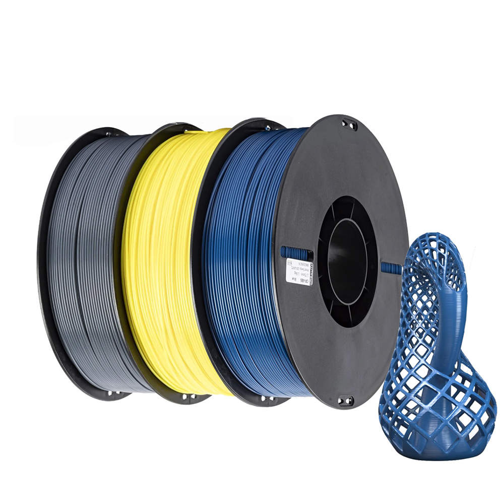 3kg Creality CR-ABS Filament - (1kg Black + 1kg White + 1kg Blue)