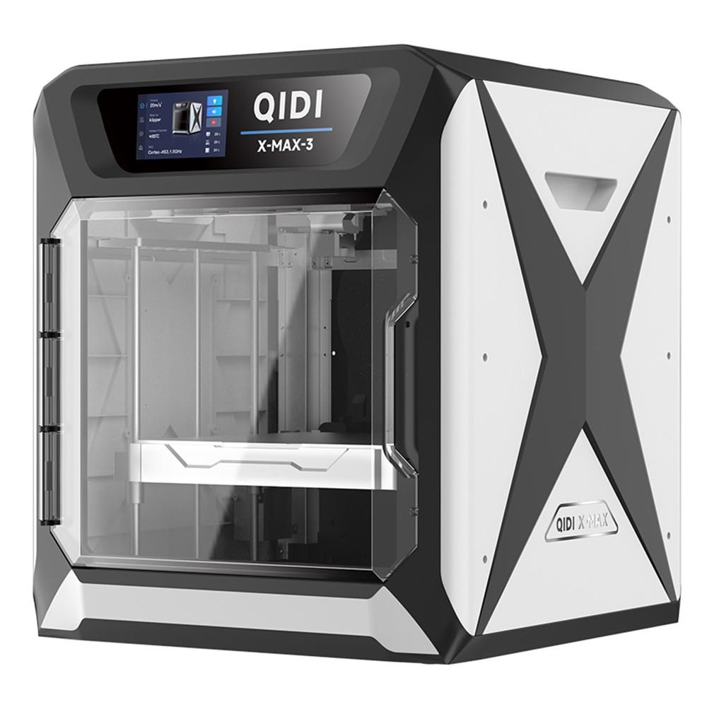 

QIDI TECH X-Max 3 3D Printer, Auto Levelling, 600mm/s Printing Speed, Flexible HF Board, Chamber Circulation Fan, Filament Detection, 64-bit Processor, CoreXY Structure, All-metal Frame, 325x325x315mm