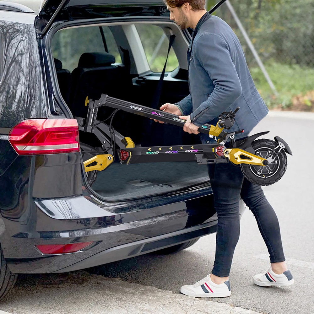 Vente EU DIRECT iENYRID IE-ES1 Scooter électrique 250W*2 Moteurs doubles Vitesse