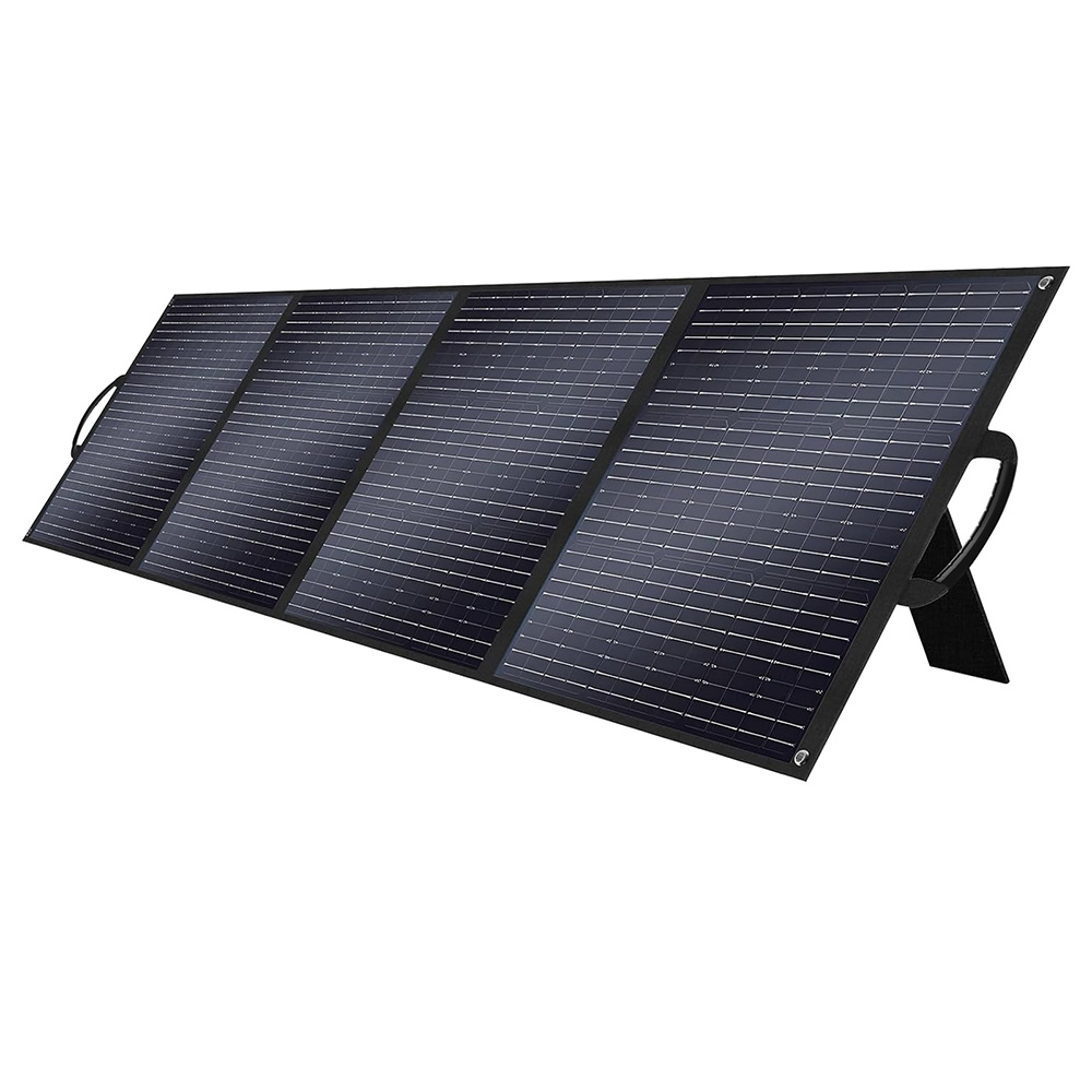 SolarPlay T200 Solar Panel, 200W Max Output Power, 23.4% High Conversion Efficiency, IP65 Waterproof & Dustproof, Adjustable Kickstand, for Power Stations