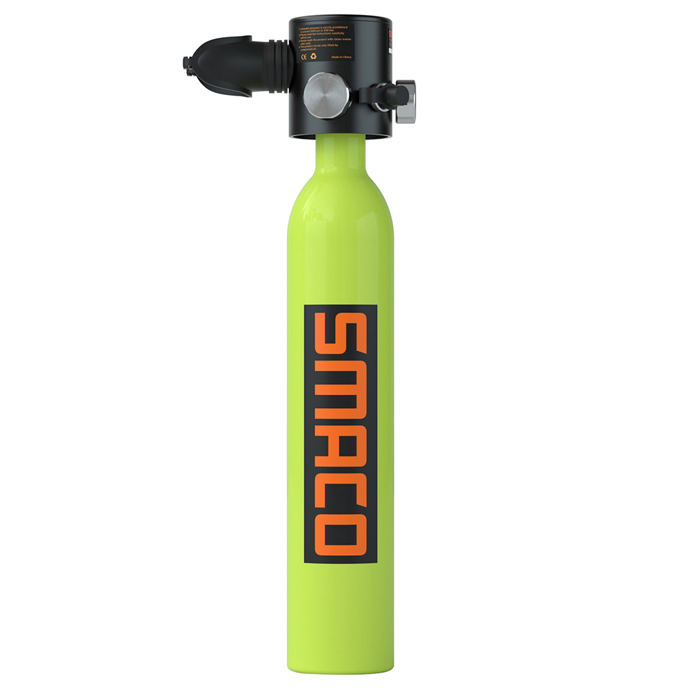 

SMACO S300 Plus 0.5L Mini Scuba Tank - Green