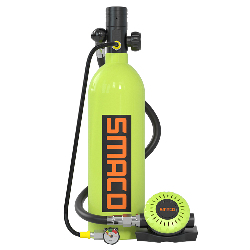 SMACO S400 Pro 1L Scuba Tank - Green