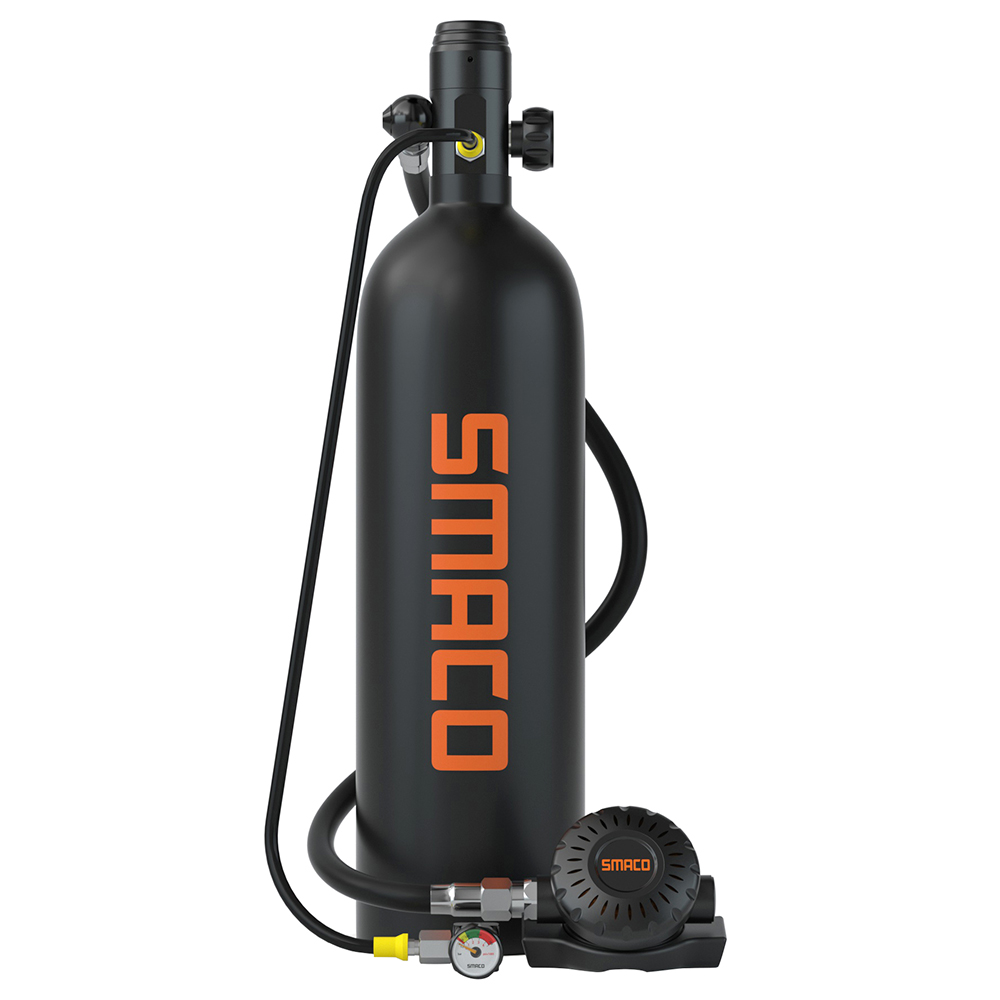 

SMACO S700 Plus 2L Scuba Tank - Black