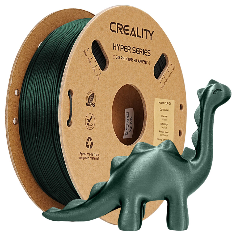 

Creality Hyper PLA-CF Filament 1kg - Dark Green