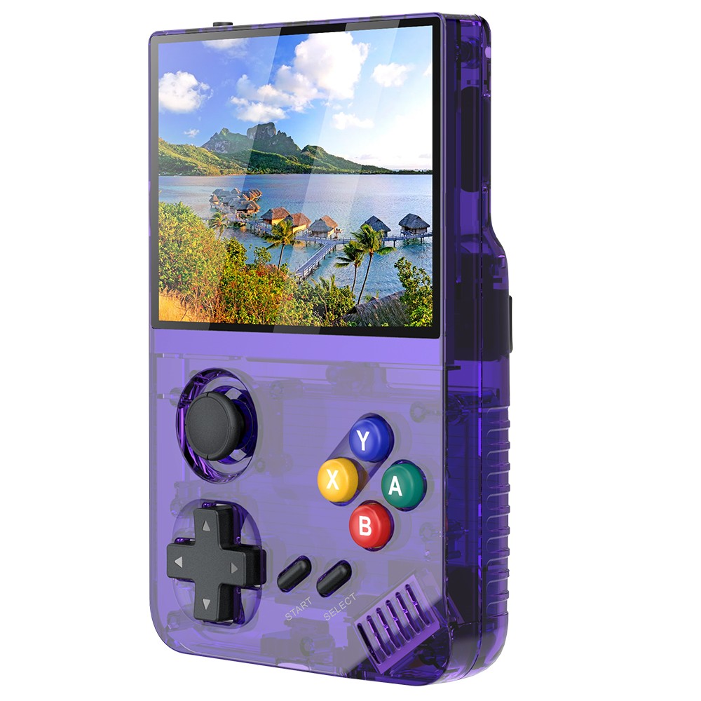 

M19 Handheld Game Console, 3.5-inch HD Screen, 4GB RAM, 64GB TF Card - Purple