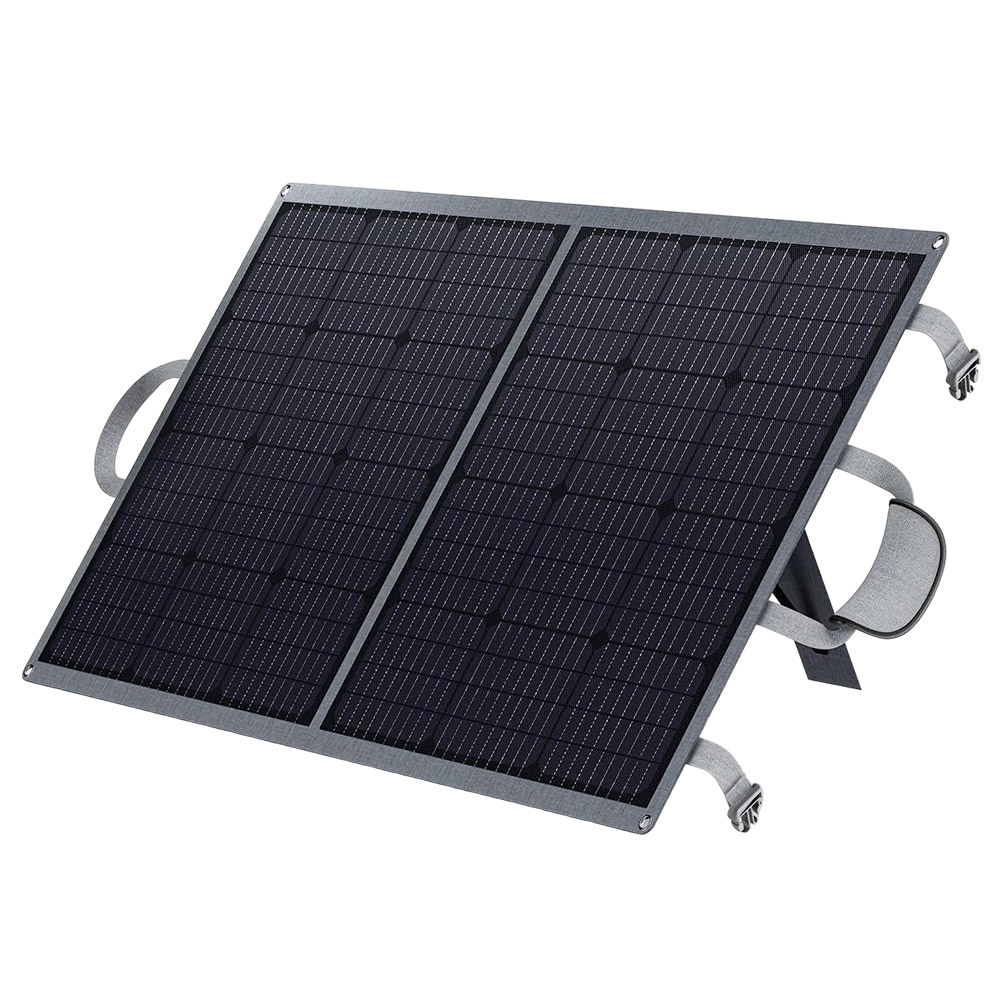 DaranEner SP100 100W Foldable Solar Panel, Adjustable Stand, IP54 Waterproof