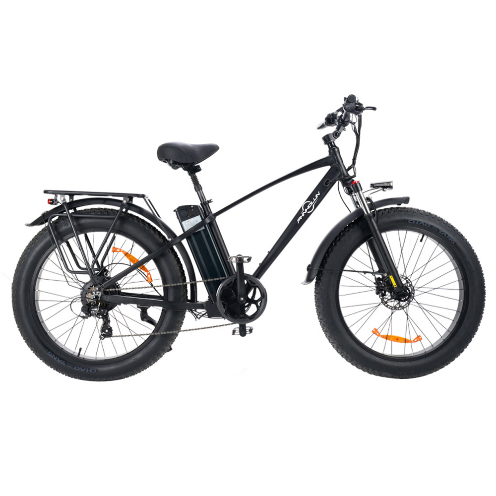 PHNHOLUN P26 Pro Electric Bike, 1000W Motor, 48V 24AH Removable Battery, 26*4.0 inch Fat Tires, 55km/h Max Speed, 120km Range