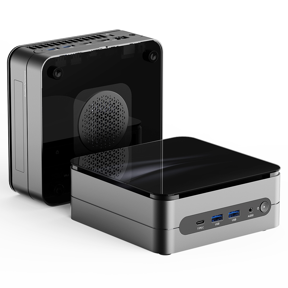 

OUVIS F1T Mini PC, Intel Core i9-11900H 8 Core Up to 4.90GHz, 16GB DDR4 3200MHz RAM 1TB NVMe SSD, 2xHDMI2.0 1xType-C 4K@60Hz Triple Display, WiFi 6 Bluetooth 5.2, 4xUSB3.2, 1Gbps RJ45 LAN, 3.5mm Audio Out, Desktop Computer Small PC for Business Home, Blue