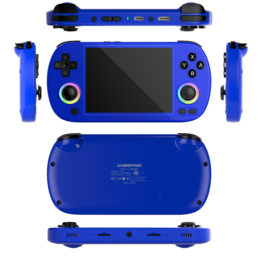 ANBERNIC RG40XX H Handheld Game Console 32GB + 64GB TF Card with 5000 ...