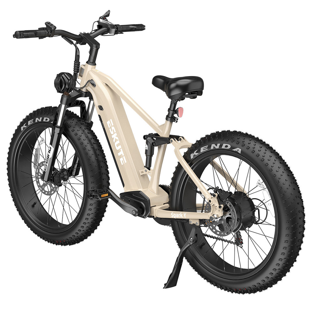 【にゃお】 flowbike ebike 完売色 サンドベージュ ESKUTE ES-26-RWXD 750W 20Ah Electric Bike Beige