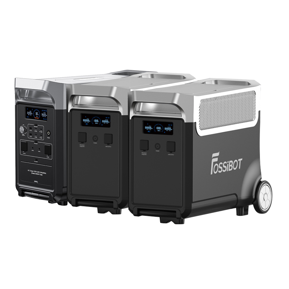 FOSSiBOT F3600 Pro Portable Power Station + 2x FB3840 Expansion Battery