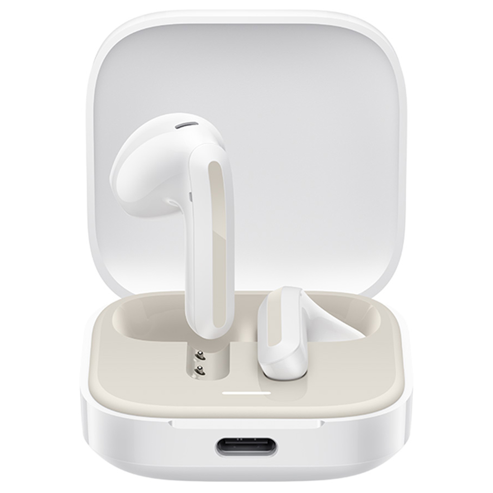 Redmi Buds 6 Active Earbuds, Bluetooth 5.4, Noise Cancellation for Calls, 5 Tuning Modes, Up to 30 Hours Battery Life - White