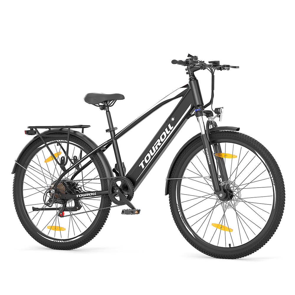 Touroll J1 27.5 inch Trekking Bike with 250W Motor, 36V 15.6Ah Battery, Max 100km Range, 1.8