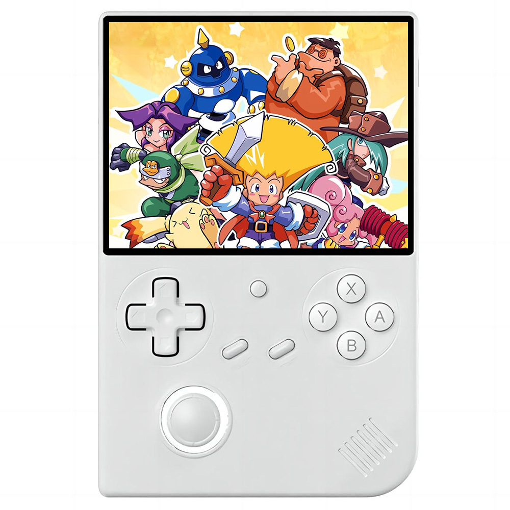 

ANBERNIC RG40XXV Retro Game Console, 64GB with 5000+ games, 4.0in 640*480P IPS Screen, 1GB LPDDR4, ac WiFi for Multiplayer, Bluetooth, 30+ Emulators, Moonlight Streaming, 3200mAh Battery, 6 Hours Autonomy - White