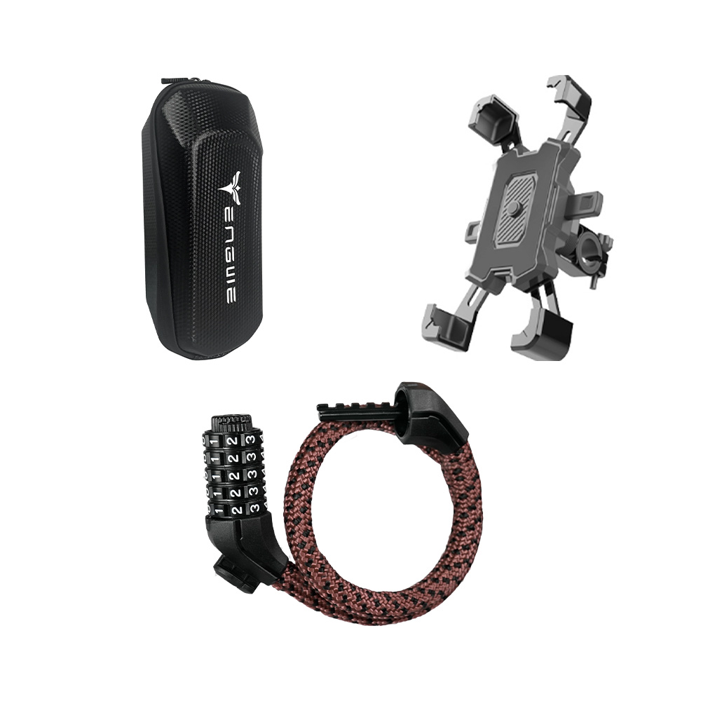 

Gift Box Package C ENGWE Front Frame Bag | Phone Holder | Spiral Cable Combination Lock